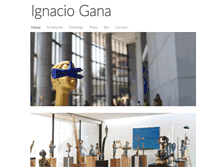 Tablet Screenshot of ignaciogana.com